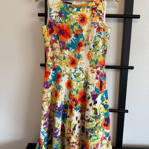 Floral Sleeveless Dress - Picture 1 of 7